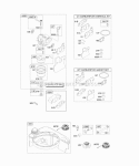 Carburetor Fuel Supply Diagram and Parts List for 129602-0113-B1  Briggs and Stratton Engine